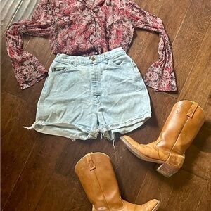 Lee high waisted Denim shorts